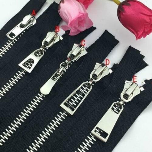 8# 60cm to 100cm Luxury Long OVERSIZE Metal Zipper Black Single Open END Jacket Coat Outerwear Clothes Tailor SEWING Accessories