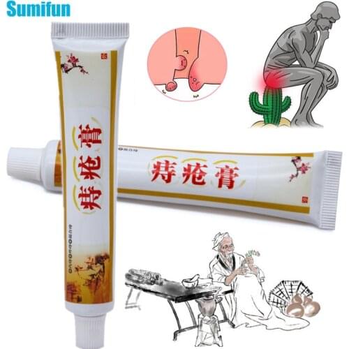 1Pcs Sumifun Hemorrhoid Ointment Crack Anal Internal External Anal Fissure Painkiller Chinese Herbal Pain Relieving Cream P1020