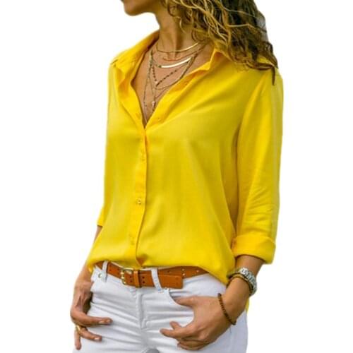 Mooclound Yellow Blouses