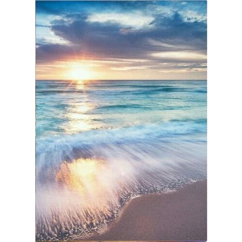 Diamond painting kit, 5D embroidery painting kit for gem cross stitch crafts, landscape mosaic, 3D, gift with round diamond