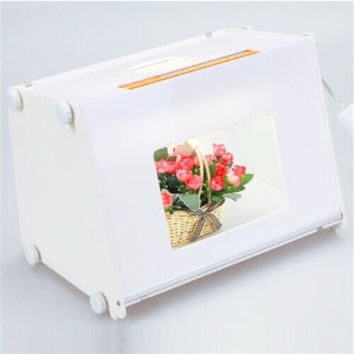 SANOTO Mini Photo Studio Kit MK30 MK40 MK45 MK50 110V 220V Professional Portable Photo Studio Light Box Photography Box