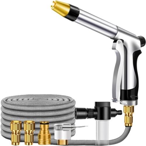 New High Quality Retractable Garden Hose Magic Garden Hose Flexible High Pressure Hose High Pressure Car Wash Foam Water Gun