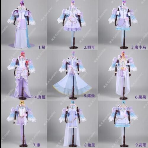 Lovelive! White Valentines Day All Members Honoka Nozomi Nico Maki Cosplay Costume