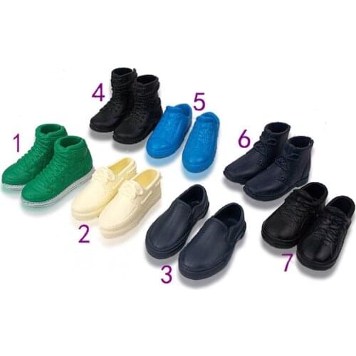 1Pair Fashion Doll Shoes Sneakers Shoes For Prince Ken Male Dolls Accessories For Barbie Boyfriend Ken High Quality Baby Toys