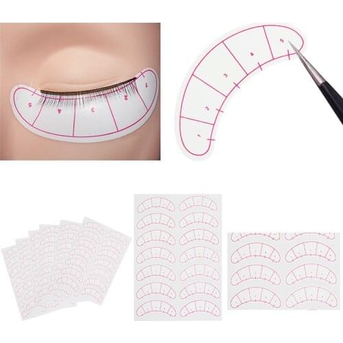 70Pairs Eyelashes Extension Sticker Grafted Eyelash Paper Patches Under Eye Pads for Lash Extension Practice Makeup Tools Supply