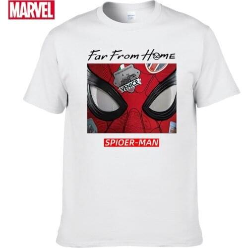 Marvel The Avengers Spider Man t-shirt Comfortable Breathable 100% cotton Fashion funny t shirts Summer Tops shirts for men #112