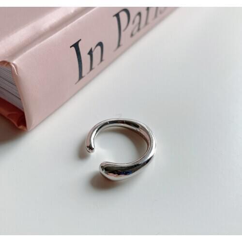 XIHA 925 Sterling Silver Ear Cuffs for Women Fake Piercing Clip on Earrings for Girls Korean Huggie Statement Fashion Jewelry