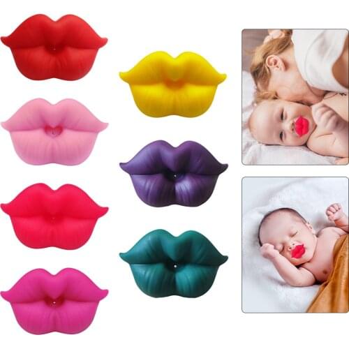Silicone Baby Toddler Infant Pacifier Funny Dummy Lip Soother for Children