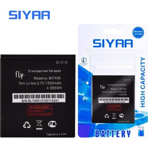 SIYAA BL7405 Battery For Fly IQ449 Iq449 BL 7405 BL-7405 Lithium Polymer 3.7V Replacement Batteries Mobile Phone Bateria 1650mAh
