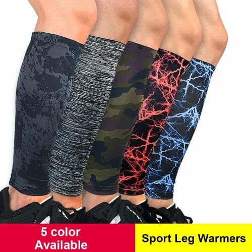 Sports Compression Leg Warmers Arm Sleeves Long Knee Braces Leg Guard Support Protector For Weightlifting Basketball Running Pad