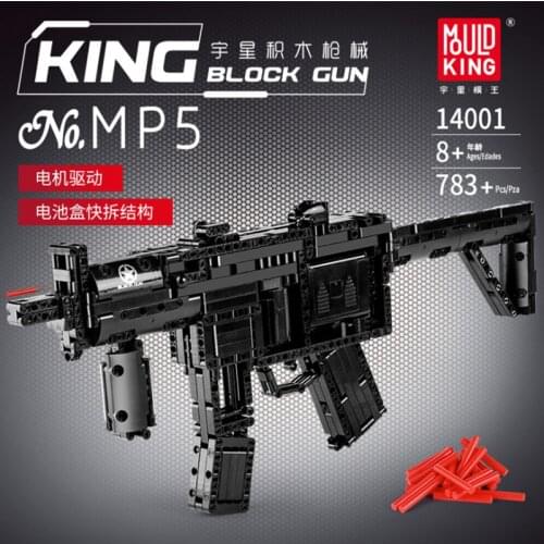 MOULD KING MOC Building Blocks Creative Toys The Desert Eagle Pistol Weapon SWAT Gun Model Bricks Kids DIY Toys Christmas Gifts