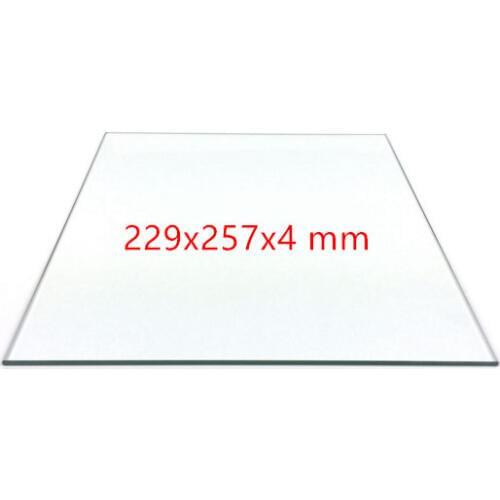 229*257*4 mm Ultimaker2 UM2 Glass Build Plate Print Table Glass for Heated Bed high Borosilicate glass plate 3D printer parts