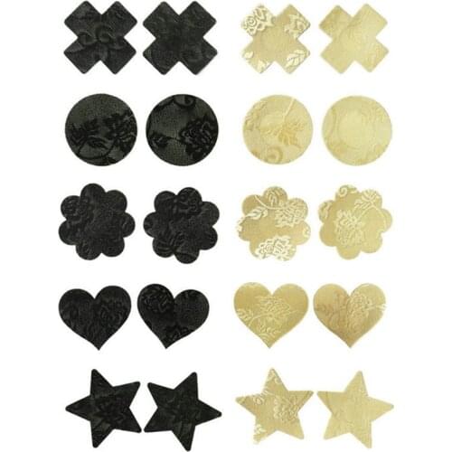 1 Pair Disposable Self Adhesive Sexy Nipplecovers Nipple Covers Breast Petals Sex Toys for Women No Bras Erotic BDSM Adult Games