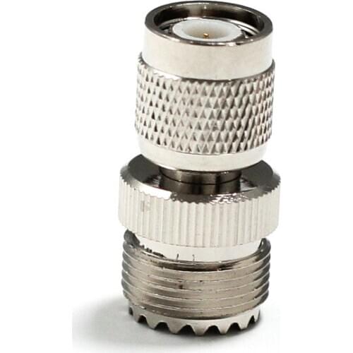 1PC NEW TNC Male Plug to UHF Female Jack RF Coax Adapter convertor Straight Nickelplated wholesale