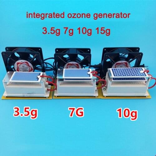 3.5g 7g 10g 15g Integrated Ozone Generator with Ozone Fan