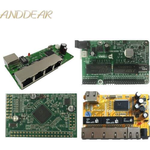 5-port Gigabit switch module is widely used in LED line 5 port 10/100/1000 m contact port mini switch module PCBA Motherboard