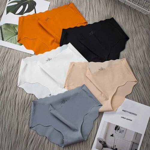 5 Pcs/Lot New Arrival 2021 Sexy Lingerie Seamless Panties For Women Briefs Underwear 083