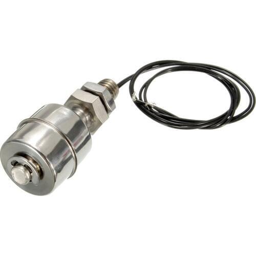 50W 220V Stainless Steel Vertical Liquid Water Level Sensor Tank Pool Internal Floating Switch
