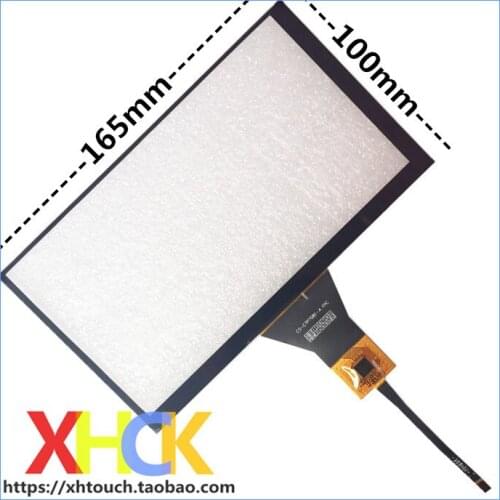 Free shipping original 7 inch capacitive touch screen car DVD/GPS navigation screen touch screen handwriting capacitive screen