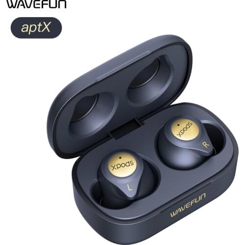 Wavefun XPods 3T Bluetooth Earphone Graphene speakers HIFI aptX AAC Wireless Charging Headphones BT5.0 CVC8.0 noise cancelling