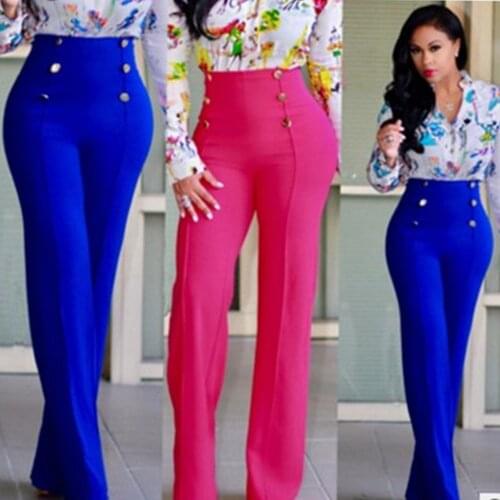 FengQiYunHai Women's Straight Trousers