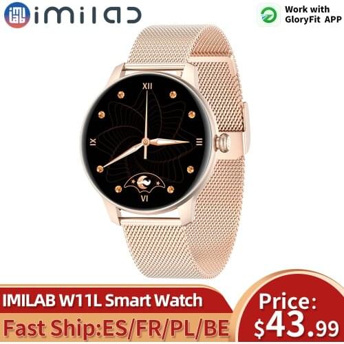 IMILAB W11 Lady Smart Watch Women Heart Rate Pedometer Sleep Monitor Smart Wristband Sport Watch IP68 Fitness Tracker Smartwatch