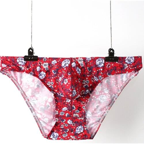 2021 Mens Sexy T Back Thong Briefs Low Waist Seamless Print Underwear Underpants100% Brand New Panties Mens Underwear U-convex