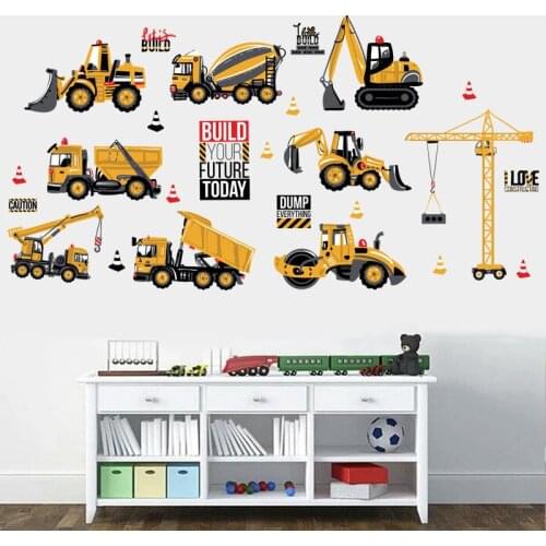 Vacclo Wallpaper Removable Waterproof Cartoon Cractor Children Wall Sticker For Kids Living Rooms Home Decor Wall Decal Paster