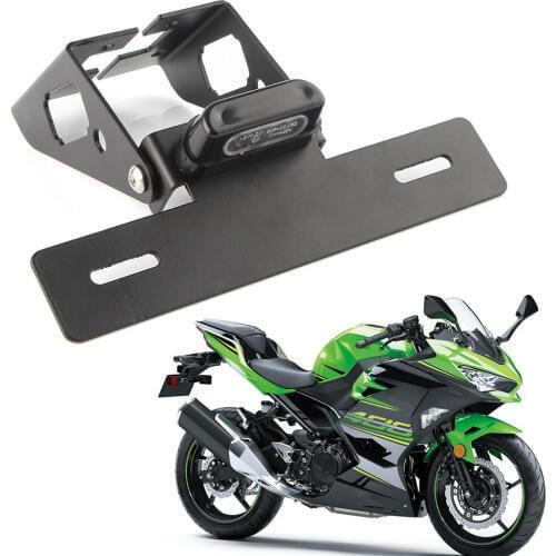Ninja 400 2017 2018 & NINJA 250 2018 Bracket License Plate Holder Plate For KAWASAKI Adjustable