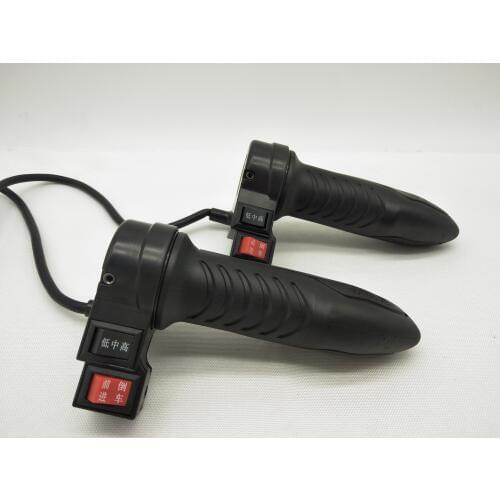 A115 Electric Motorcycle Forward Back Switch With High Middle Low Speed Grips Handle Handlebar 22MM Hole 15cm Length