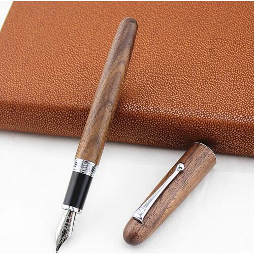 New wooden pen High quality jinhao business office fountain pen Home collection craft pen School student learning stationery