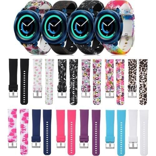 1Pcs Sports Replacement Wrist Band Strap For Garmin Vivoactive 3 For Samsung Gear Sport S4 Wrist Band Replacement Accessories