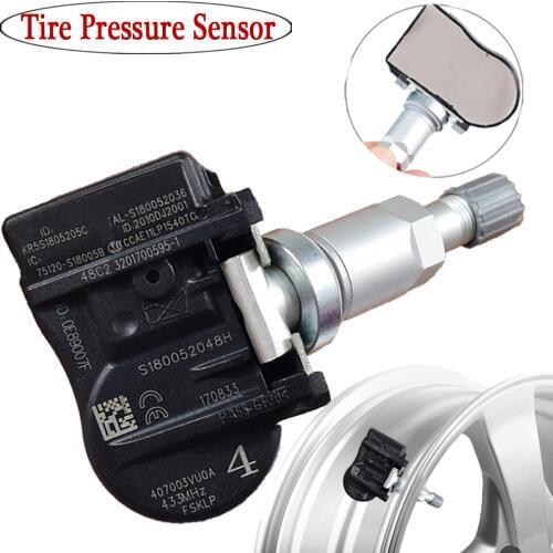 1Pcs Tire Pressure Monitoring System (TPMS) Sensor 40700-3VU0A 433Mhz For Nissan X-Trail Renault Grand Espace Vauxhall