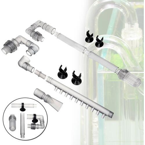 Aquarium Water Inflow Outflow Tube Pipe Fish Tank Filter External Canister Parts For Sunsun HW-603B/602B for Eheim 250/300/600