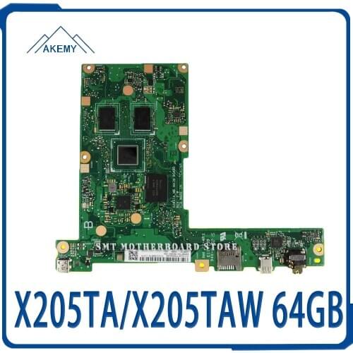 X205TA motherboard for laptop For Asus X205T X205 X205TA X205TAW Tests Original motherboard 64GB