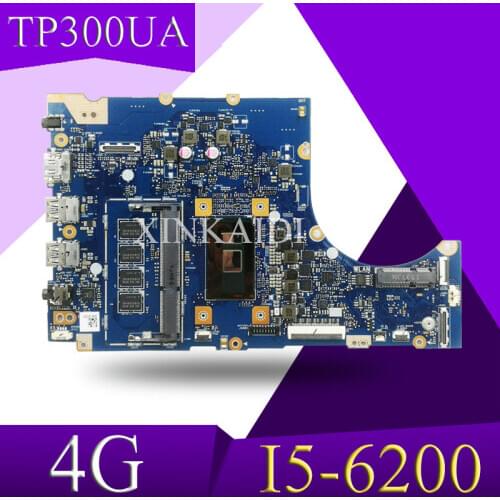 XinKaidi TP300UA Laptop motherboard for ASUS TP300UA Q302U Q302UA TP300U TP300 Test original mainboard 4G RAM/I5-6200 test ok