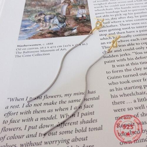 New Arrival Trendy 925 Pure Silver Long tassel Ear Wire Trendy Womens Earrings Light Luxury Jewelry Birthday Present