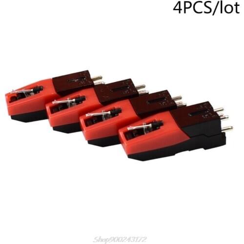 4Pcs Gramophone Record Magnetic Cartridge Stylus With LP Vinyl Needle Universal Au05 20 Dropship