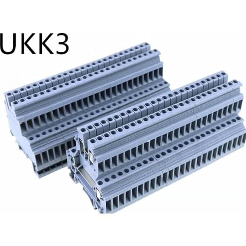 50PCS UKK3 double terminal double lugs of flame retardant materials Connector