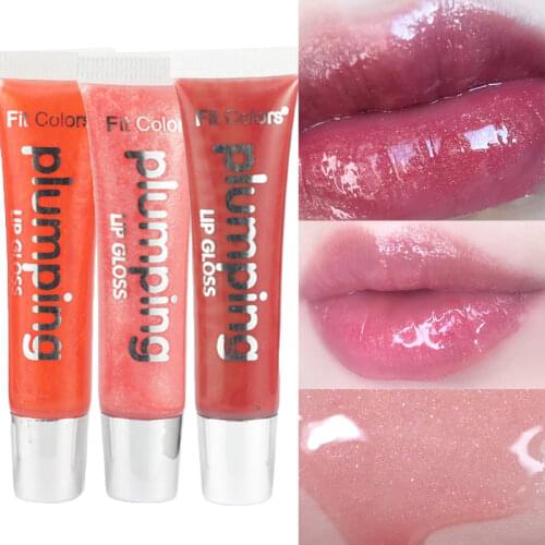 8 Colors Plump Lip Oil Shining Crystal Lip Gloss Waterproof Long Lasting Lipstick Moisturizer Diamond Shimmer Glitter Lip Gloss