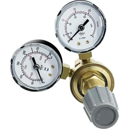 Argon CO2 Regulators Gauges Gas Welding Regulator CGA580 Mig Tig Weld 0-4500psi / 0-10bar