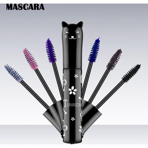 Colorful Mascara Waterproof Color Eyelash Makeup 3D Fiber Lash Lengthening MA