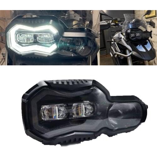 For BMW F800GS F800R F 650 700 800 GS F 800GS ADV Adventure Motorcycle LED Headlight Assembly E24 Emark DRL High Low Beam 110W
