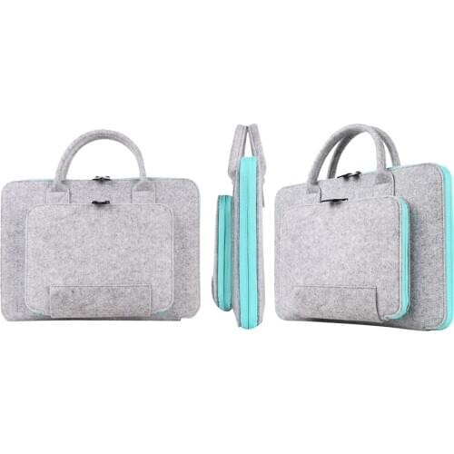 New Felt Universal Laptop Bag Notebook Case Briefcase Handlebag Pouch For Air Pro Retina Men Women