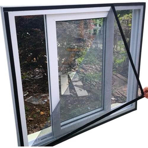 Summer magic thread gluing Mosquito Screen window hook and loop curtains free punch insect screen window sun Sealing Strips