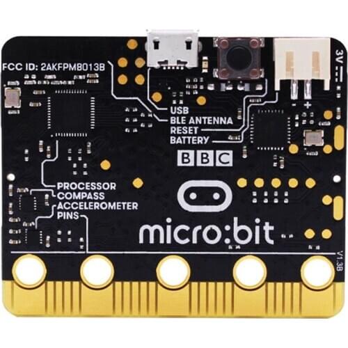 Micro:bit board development board protective shell maker diy custom acrylic transparent protective jacket color silicone shell