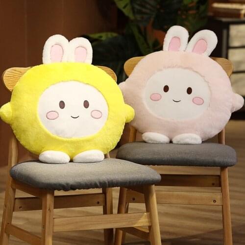 Cartoon Cute Lemon Rabbit Plush Toys Kawaii Stuffed Soft Animal Pillow Lovely Rabbit Dolls for Children Girls Birthday Gifts
