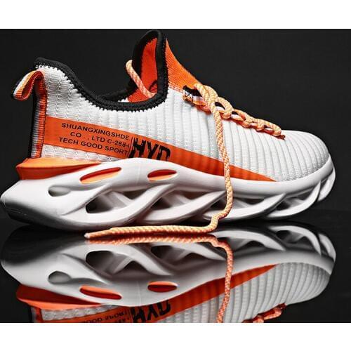 Male Breathable Running Air Mesh Light Mens Sports Shoe Large Size 47 48 Sneakers Fashion Womens Couple Jogging Blade Shoes