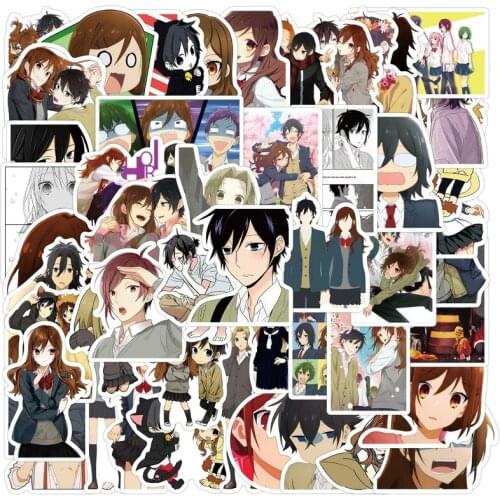 10/50Pcs Japanese Anime Izumi Sagiri Stickers for Luggage Laptop Motorcycle Skateboard Phone DIY Illustration Manga Scrapbook