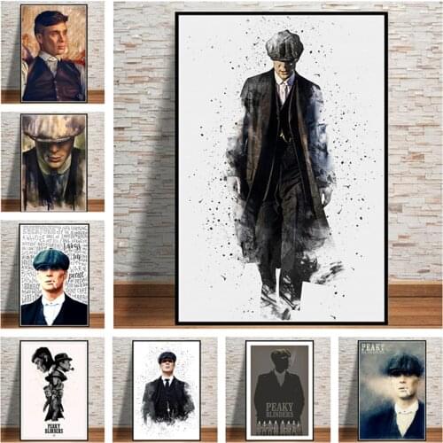 Peaky Blinders Season TV Series Canvas Painting Wall Art Picture Movie Poster and Prints Cuadros for Living Room Home Decor